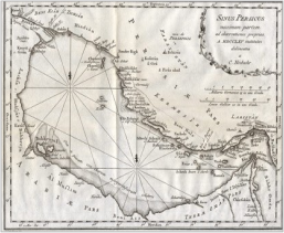 Map of Carsten Niebuhr 1772 AD